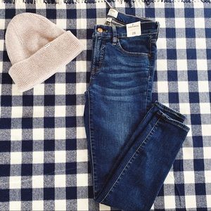 NWT J. Crew 8” toothpick jeans vista wash